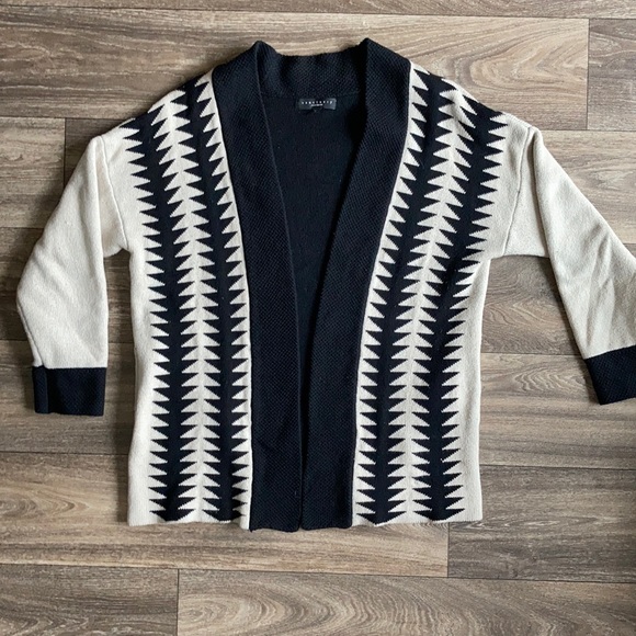 Sanctuary Sweaters - Sanctuary Clothing Black Ivory Sweater Cardigan S